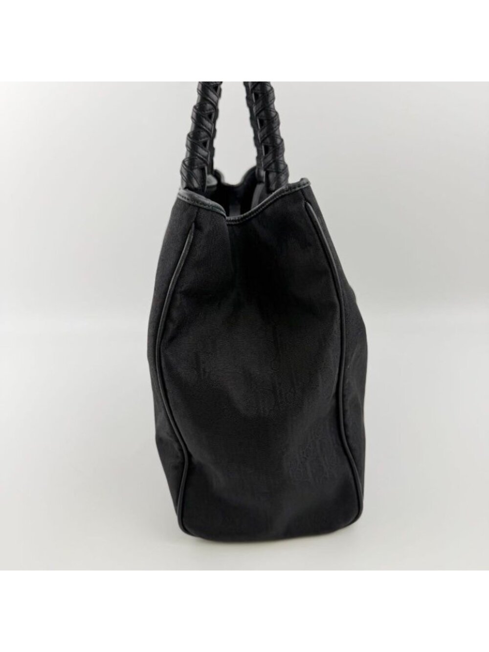Dior Tote Black Nylon Canvas Vintage - Picture 4 of 15
